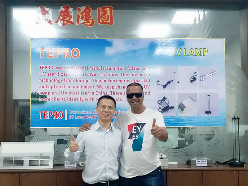 Tepro-Ultraviolet Water Sterilizer Mauritian Guests Visiting Our Company