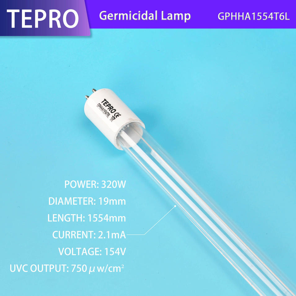 High Output Amalgam Uv Light Lamp T6 19mm