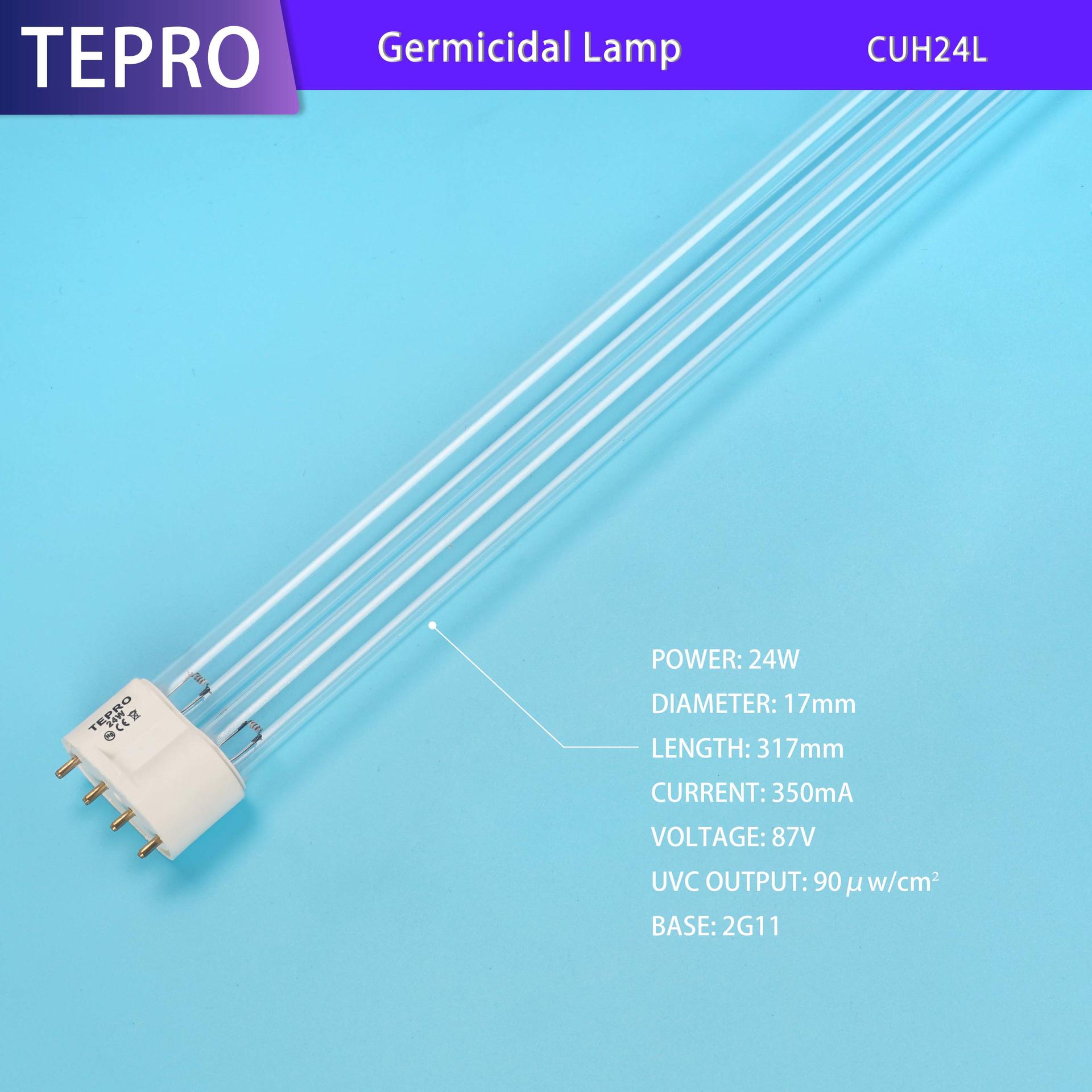 Hot Sale Ultraviolet Lamp 24W CE ISO CUH24L
