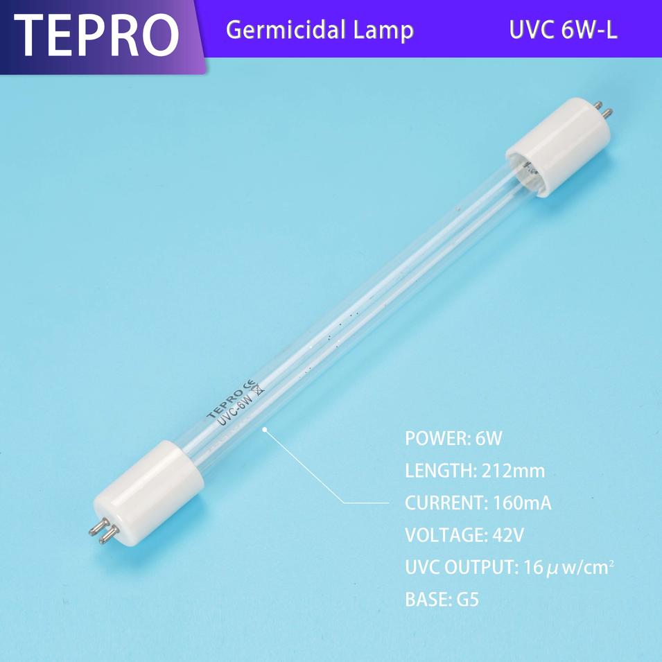 Ultraviolet Lamp Kill Bacteria G5 6W UVC