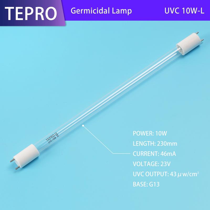 10W Double Ended Sterilization Lamp UVC 10W-L