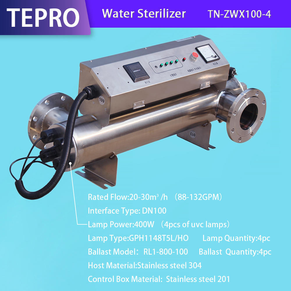 Uvc Lamp Cleaning System Manufacturer TN-ZWX100-4