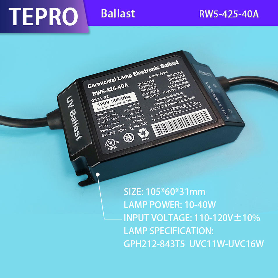 High Quality Uv Lamp Electronic Ballast 110v RW5-425-40A