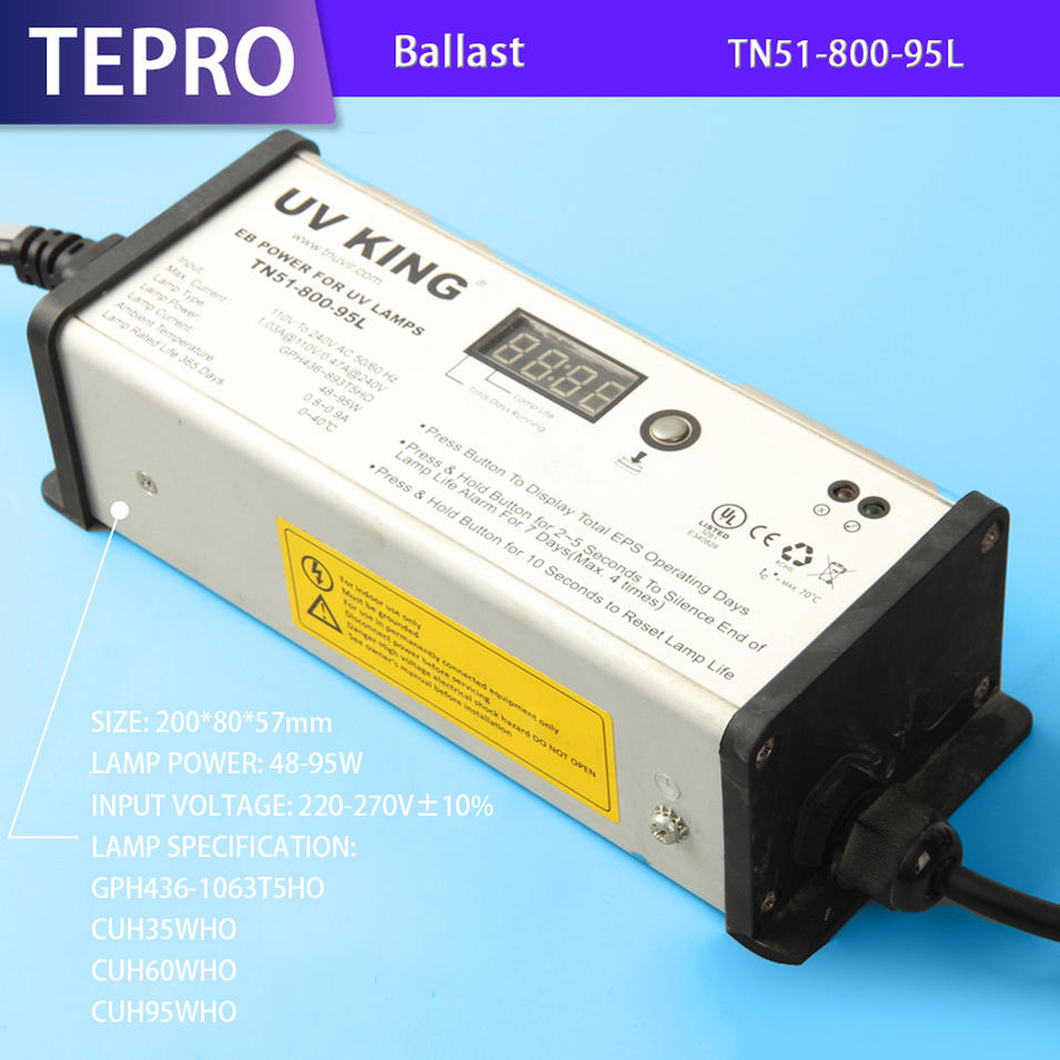 T5 Germicidal Uv Lamp Ballast TN51-800-95L