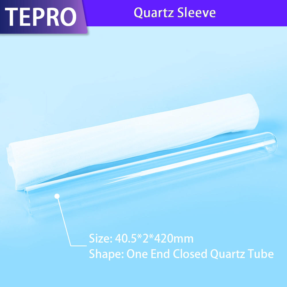 UV Lamp High Hardness One End Closed Quartz Tube