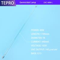 Ultraviolet Lamp Diameter 25mm Aluminum Cap G13 UVC 30W-L