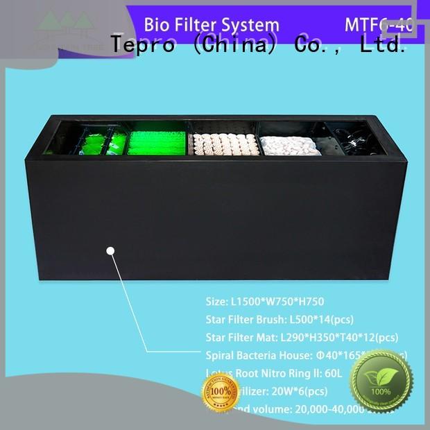 Tepro bio filter system performance for pools
