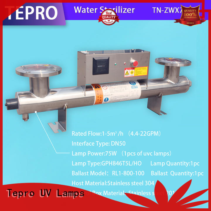 Tepro standard ultraviolet light water purifier factory for reptiles