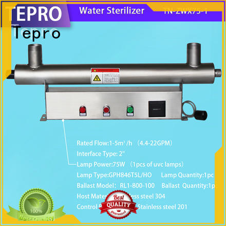 Tepro ultraviolet water purification system manufacturer for hospital
