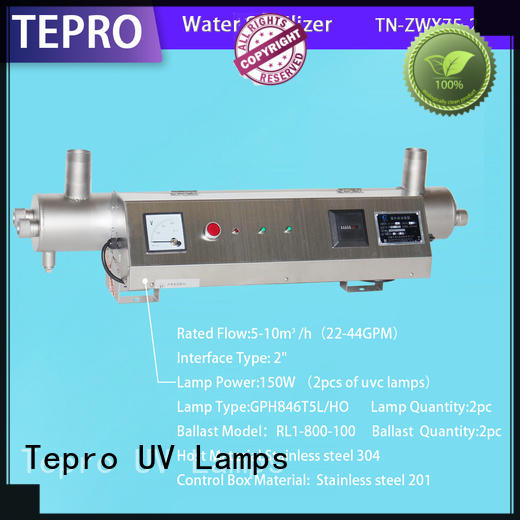 standard ultraviolet light water treatment manufacturer for reptiles