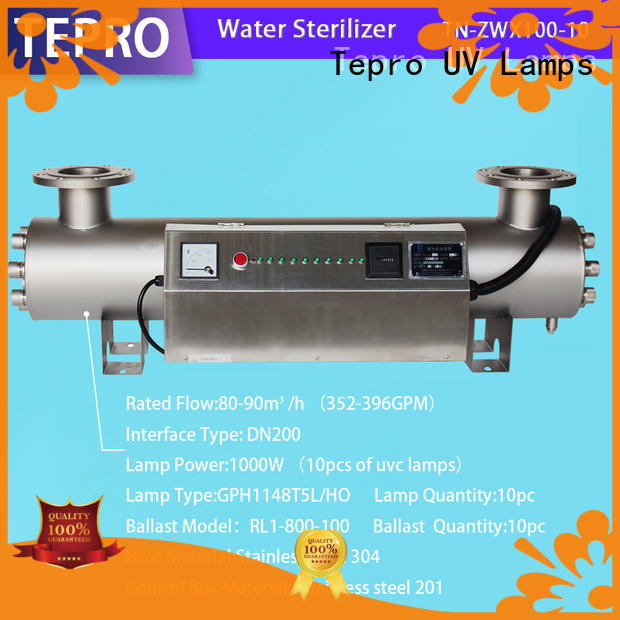 standard ultraviolet light water purifier types for pools