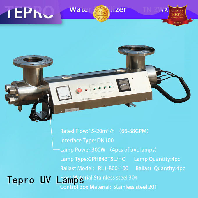 Tepro submersible uvc light design for hospital