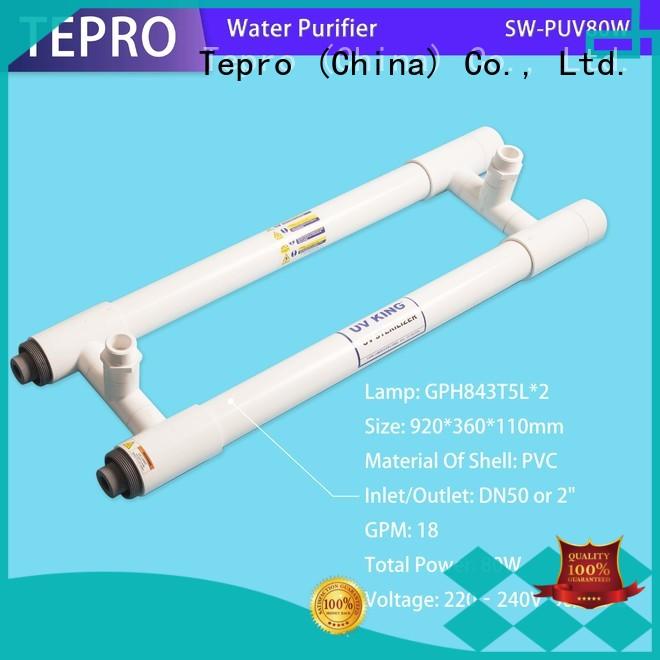 Tepro quality ultraviolet water purifier supplier for hospital