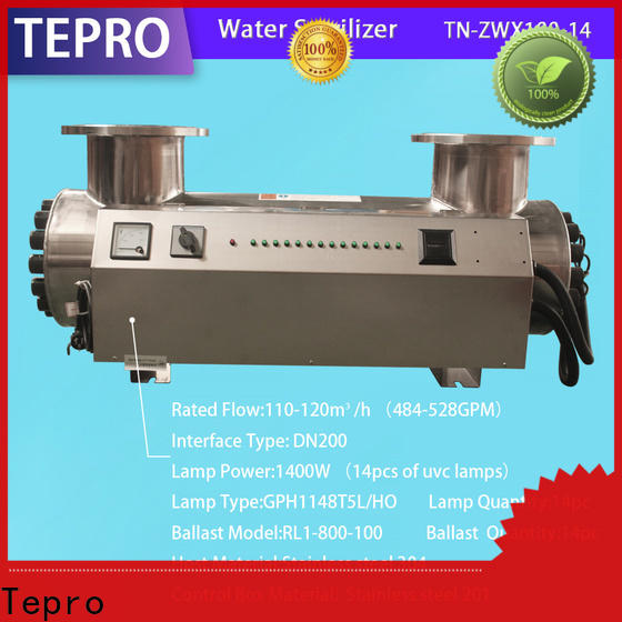 Custom ultraviolet water treatment system industrial manufacturers