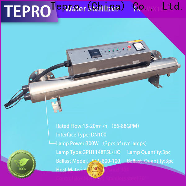 Tepro m3h uv lamp for water purifier manufacturers for hospital